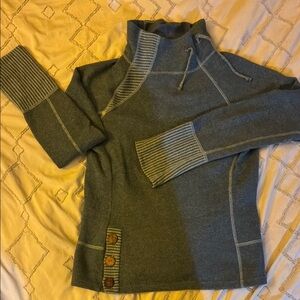 Prana Lucia Blue Pullover Sweater